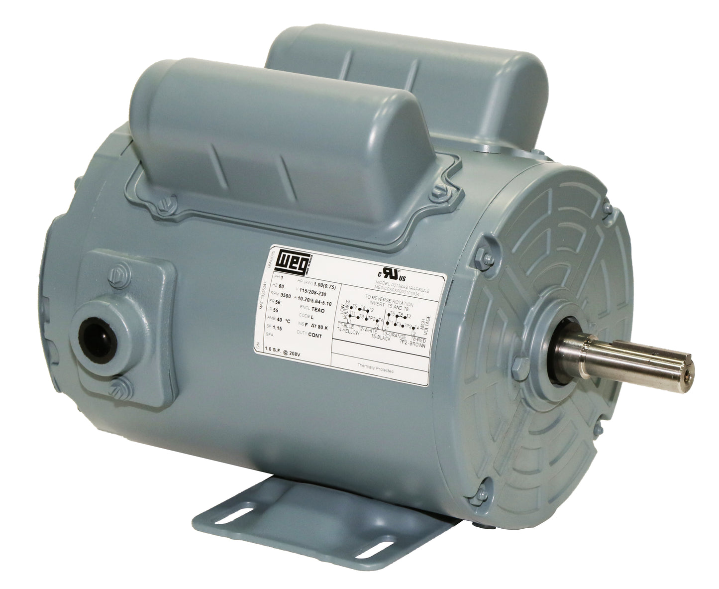 WEG Electric Motor .7536AS1RAF56Z-S